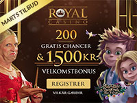 200 Freispiele im Royal Casino